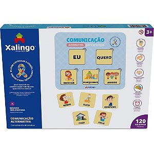 Brinquedo pedagogico comunicacao alternativa 120pal - xalingo (unidade)
