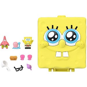 Polly pocket micro bob esponja fenda do biquini - mattel (unidade)