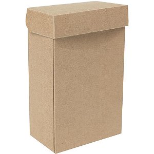 Caixa para presente com tampa kraft versati 10x6x16cm - packpel (pct.c/10)