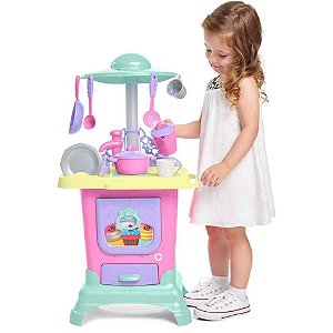 Brincando de casinha cozinha do castelo c/acessorio - tateti (unidade)