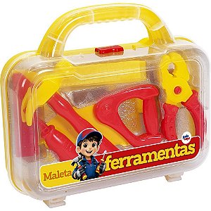 Brincando de profissoes maleta ferramentas media - pakitoys (unidade)