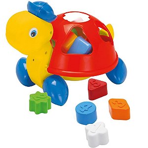 Brinquedo educativo tartaruga marujo c/6 pcs (sola - monte libano (unidade)