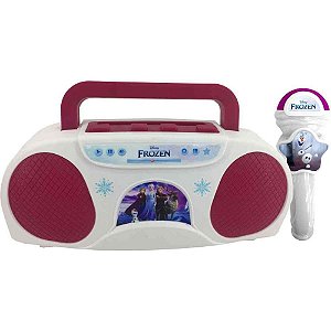 Brinquedo diverso frozen boom box karaoke - candide (unidade)