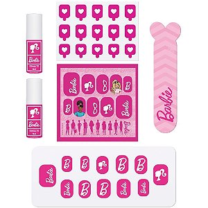 Maquiagem e beleza infantil barbie esmalteria duo - multikids (unidade)