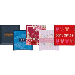 Cartao namorado/amor presente (sortido) 9x9cm - packpel (pct.c/100)