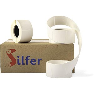 Etiqueta para balanca termica 40mmx40mm 20m. - silfer (cx.c/12)