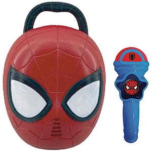 Brinquedo diverso spider-man boom box e karaoke - candide (unidade)