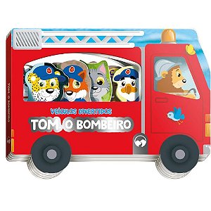 Livro infantil colorir veiculo divertido tom bombeiro - vale das letras (unidade)