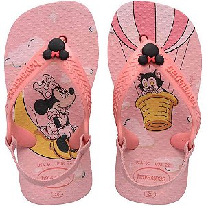 Chinelo havaianas infantil baby disney classics 20 rosa - havaianas (par)