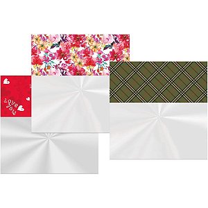 Saco para cesta 80x90cm. decorado sortido - packpel (pct.c/20)