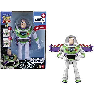 Boneco e personagem toy story buzz decolagem 30cm - mattel (unidade)