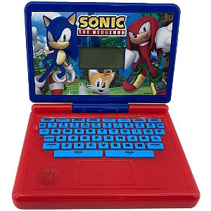 Laptop infantil sonic minigame bilingue - candide (unidade)