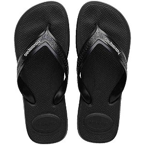 Chinelo havaianas masculino top max comfort 43/4 preto - havaianas (par)