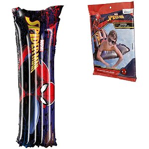 Boia inflavel spider-man colchao 183x69cm - etitoys (unidade)
