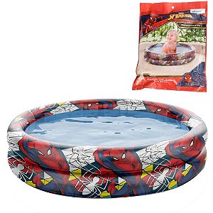 Piscina spider-man inflavel 70l. - etitoys (unidade)