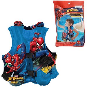 Colete inflavel spider-man 43x35cm - etitoys (unidade)