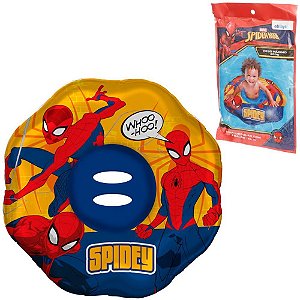 Boia inflavel spider-man fralda cicular 56cm - etitoys (unidade)