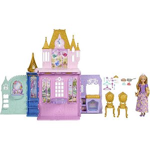 Boneca disney princesa castelo dobr.c/boneca - mattel (unidade)