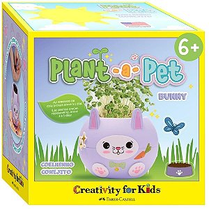 Brinquedo criativo cfk plant-a pet coelhinho - faber-castell (unidade)