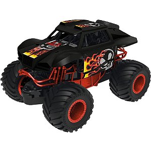 Carrinho a friccao hot wheels monster truck rocke - multikids (unidade)