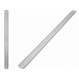 Regua de aco inox 60cm. - nybc (unidade)