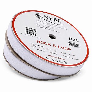 Velcro 25mm branco c/25mt - nybc (rolo)