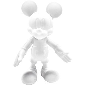 Boneco e personagem mickey vinil p/pintar c/tinta - toyng (unidade)