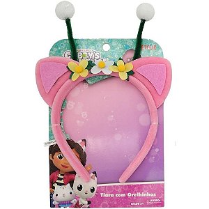 Acessorio para cabelo a casa da gabby tiara c/orelha - bbr toys (unidade)