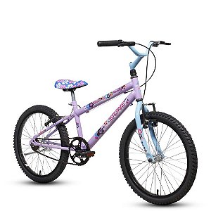 Bicicleta aro 20 melody lilas/azul c/ces - stone bike (unidade)