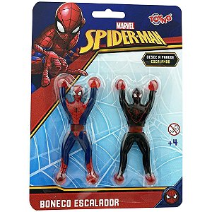 Brinquedo diverso spider man aranha escaladora - toyng (unidade)