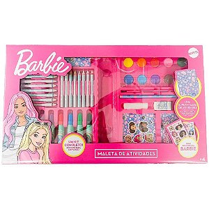 Maleta para pintura barbie kit pintura 42 pcs - toyng (unidade)