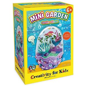 Brinquedo criativo cfk mini garden sereia - faber-castell (unidade)