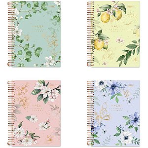 Caderno 10x1 cp.dura colegial natus 160fls - cadersil (pct.c/04)