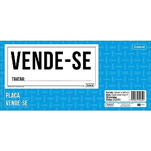 Impresso administrativo vende-se 15x32,5cm - cadersil (unidade)