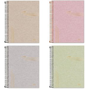 Caderno 01x1 capa dura classic + planner 88fls - cadersil (pct.c/04)