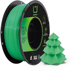 Filamento 3d pla verde 1 kilo - multfila (rolo)