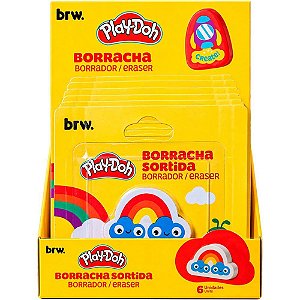 Borracha decorada play-doh 3 modelos - brw (dp.c/06)