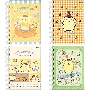 Caderno 01x1 capa dura pompompurin 80fls. i.a - jandaia (pct.c/04)