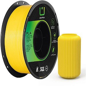Filamento 3d pla amarelo 1 kilo - multfila (rolo)
