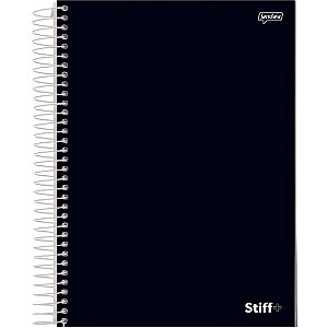 Caderno 01x1 capa dura stiff + 96fls. preto - jandaia (pct.c/04)