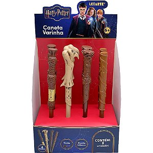 Caneta esferografica harry potter 1.0mm 4mod/2cor - leonora (dp.c/08)