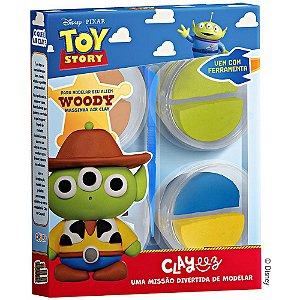 Massa para modelar criativa toy story clayeez 4mod.(sortido) 48g - doce brinquedo (unidade)