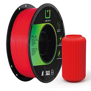 Filamento 3d pla vermelho 1 kilo - multfila (rolo)