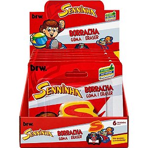 Borracha decorada senninha 3 modelos - brw (dp.c/06)