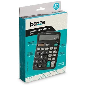 Calculadora de mesa 12dig. bazze b3420 preta - summit (unidade)