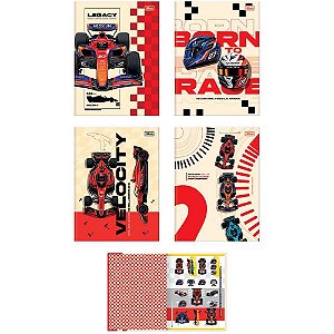 Caderno brochurao capa dura speed 80fls - tilibra (pct.c/05)