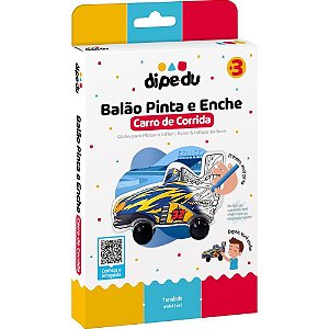 Brinquedo para colorir dipedu balao pinta e enche car - brw (blister)