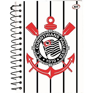 Caderneta 1/8 corinthians esp.cd 100x137 96f - kit (pct.c/04)