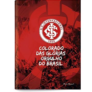 Caderno brochura 1/4 capa dura internacional 80fls. - pauta (pct.c/05)