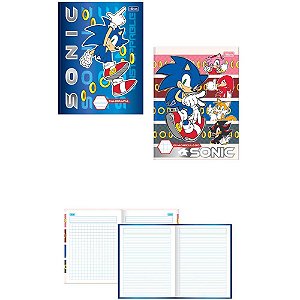 Caderno quadriculado 1/4 sonic 40fls 1x1cm cd broch. - tilibra (pct.c/05)